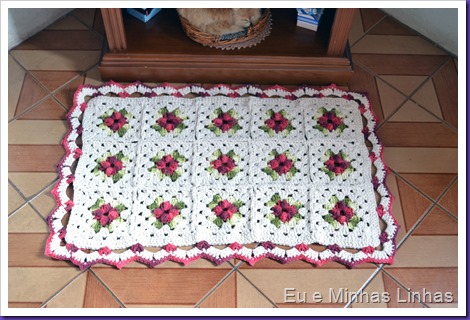 Tapete Croche Flor 1d Tapete Croche Flor 1d