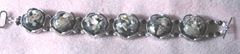 black silver dicohric shell bracelet3