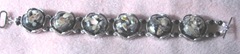 black silver dicohric shell bracelet3 black silver dicohric shell bracelet3