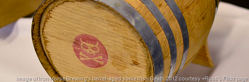 image of Iron Horse Brewing's barrel-aged some Irish Death 2012 courtesy +Russ's Flickr page