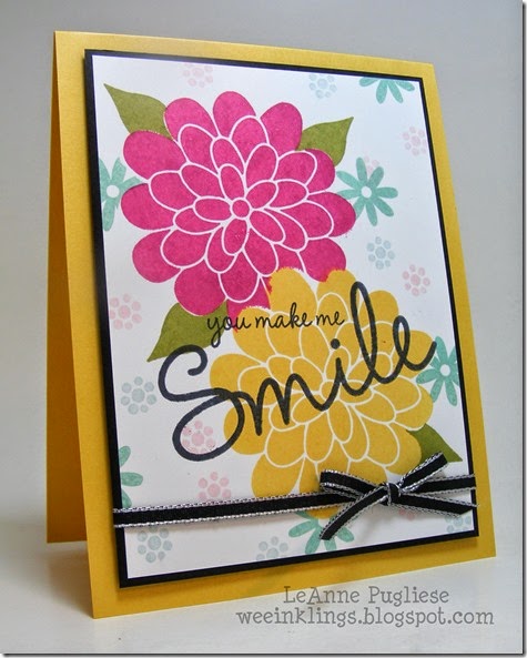 LeAnne Pugliese WeeInklings So You Flower Patch Stampin Up