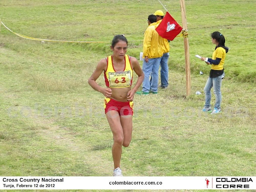 Angie Orjuela en la maratón de miami 2013