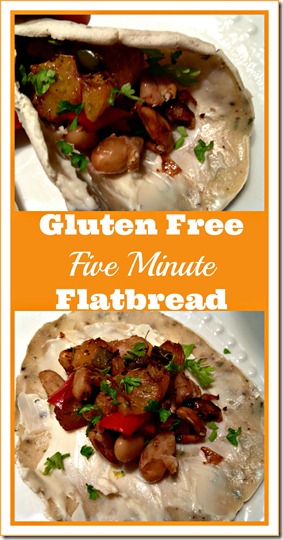 five minute flatbread