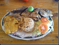 Santa Marta, Colmbia. Arroz de coco com peixe. Santa Marta, Colmbia. Arroz de coco com peixe.