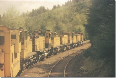56154116-27 Riding the Weyerhaeuser Woods Railroad (WTCX) on May 17, 2005