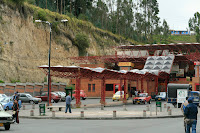 Nervously, we headed to Colombian Emmigration...
