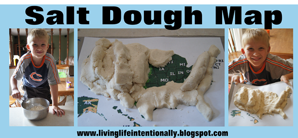 How to make a Salt Dough Map How to make a Salt Dough Map