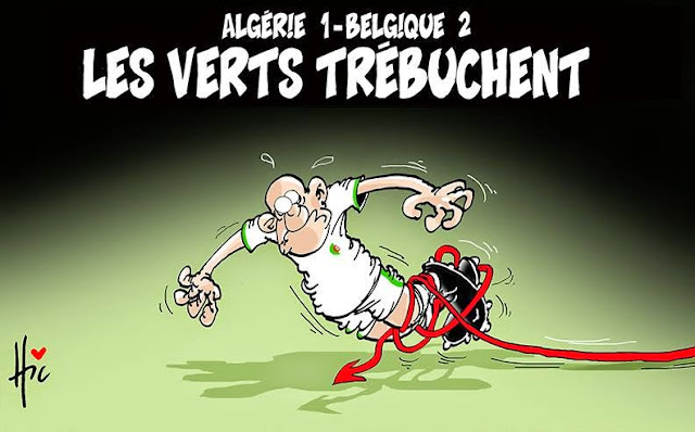 Algérie 1 Belgique 2 : Les verts trébuchent 