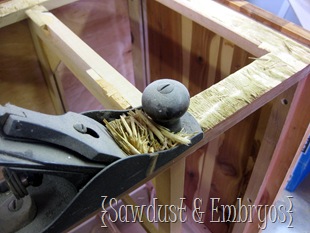 Replacing sides of a dresser {Sawdust & Embryos}