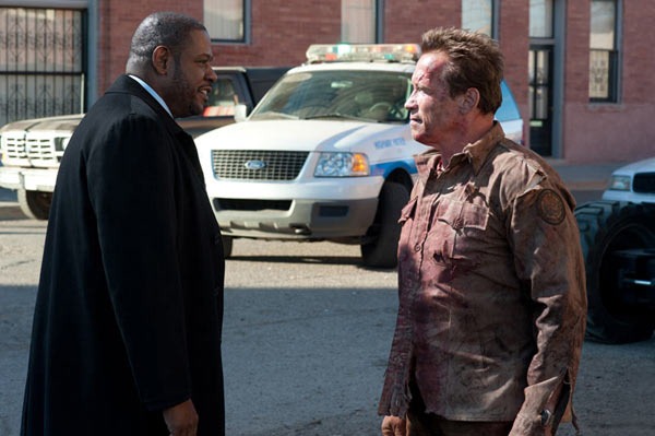 Forest Whitaker és Arnold Schwarzenegger a legújabb Last Sand fotón