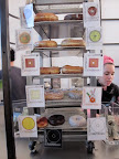 Flavors of the day are displayed by the register. Flavors of the day are displayed by the register.
