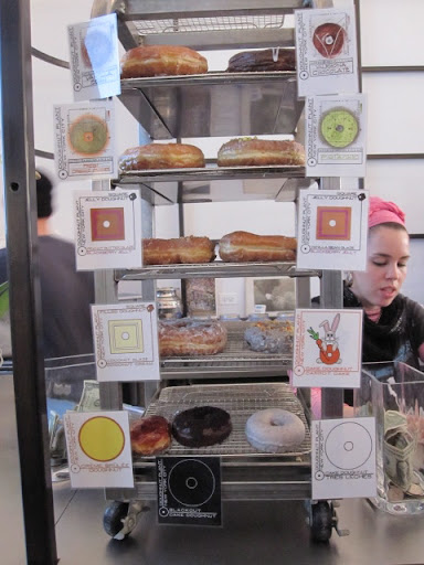 Flavors of the day are displayed by the register. Flavors of the day are displayed by the register.