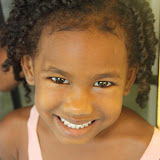 Estaci had fun curls in her hair