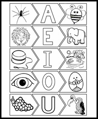 Alfabetizando - Iara Medeiros: Quebra-cabeça das vogais  Atividades,  Artesanato em letras, Atividades de alfabetização
