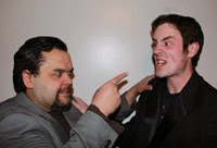 140317_AJ Ciccotelli (left) confronts his nemesis Ryan Diminick