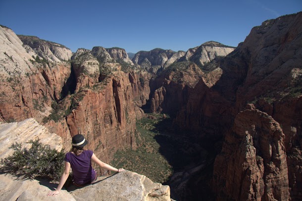 Renee Relaxing on the Edge