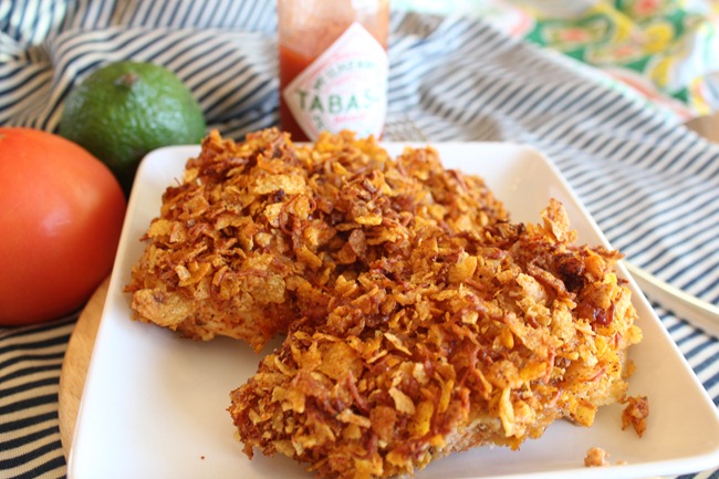 Oven Fried Mexican Chicken