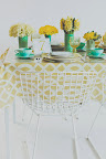 Rent interesting chairs—they add lots of personality. Many places across the country offer vintage chairs.