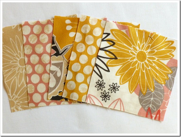 fabric block coasters 