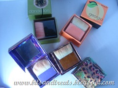 benefit blushes with brushes, by bitsandtreats