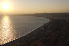 Sunset over Nice