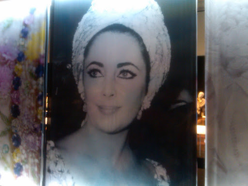 There were gorgeous photos of Elizabeth throughout the whole exhibit.