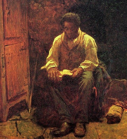 Eastman Johnson (American painter, 1824-1906) The Lord Is My Shepherd 1863 Eastman Johnson (American painter, 1824-1906) The Lord Is My Shepherd 1863