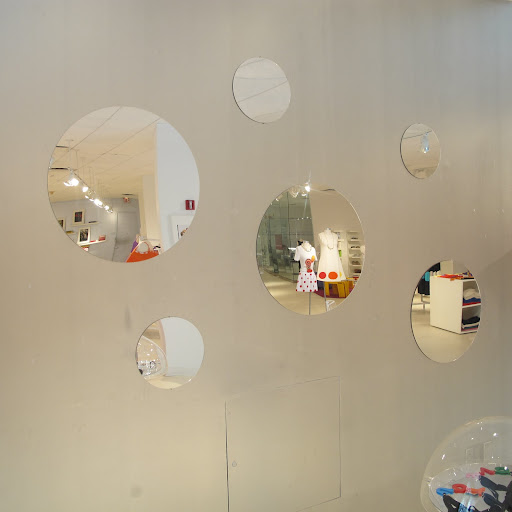 There were so many mirrors in the store. These remind me of bubbles, with their varying shapes.