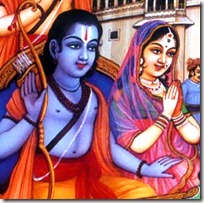 Sita and 
Rama leaving Ayodhya