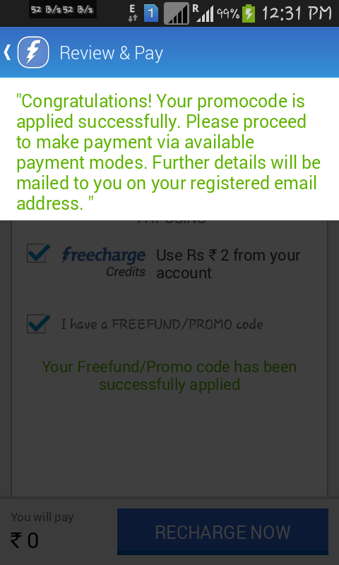 free recharge