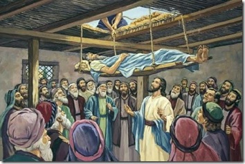Jesus Paralitico descido do teto
