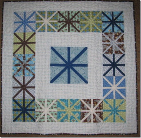 Asterisk preemie quilt Asterisk preemie quilt
