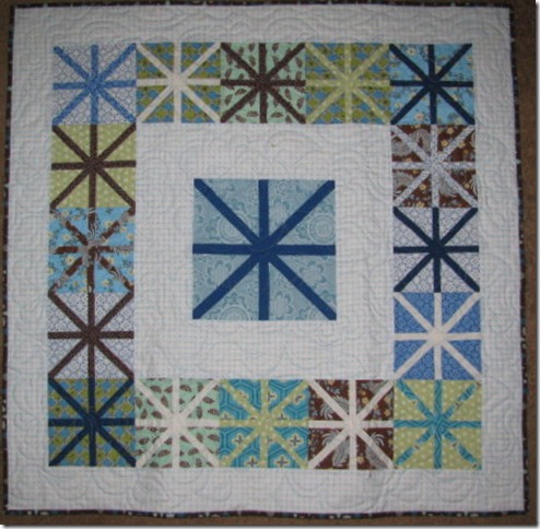 Asterisk preemie quilt