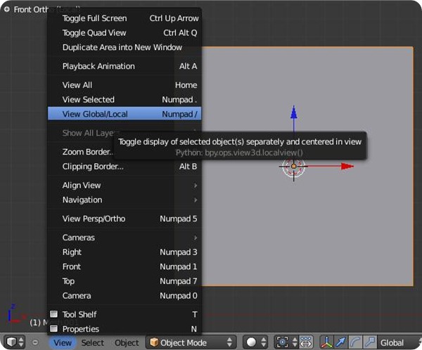 blender menu opzioni blender menu opzioni