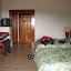 The hotel room