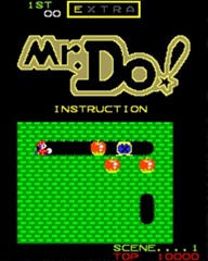 Mr. Do! Instruction Screen