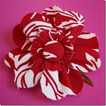 Fabric-Flower-Hair-Clip Fabric-Flower-Hair-Clip