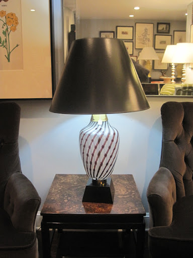 I am in love with this lamp, the shade, shape and color; pattern and base. Where can I put this at home?