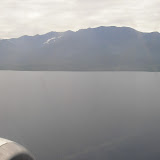 The Arfak mountain range as seen from a plane window on the descent into Manokwari (Daniel Quinn, January 2011)