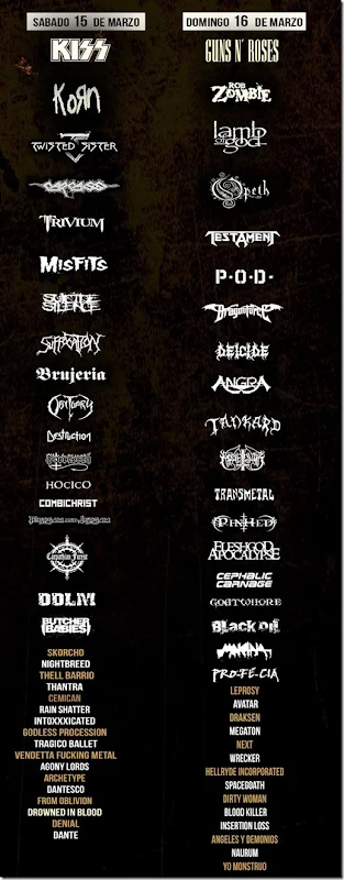 lineup boletos hell and heaven metal fest 2014