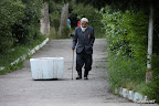 Old men in the resort