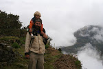 A rare siting - the legendary two-headed cloud forest giant!Kuelap, Chachapoyas Region, Peru
