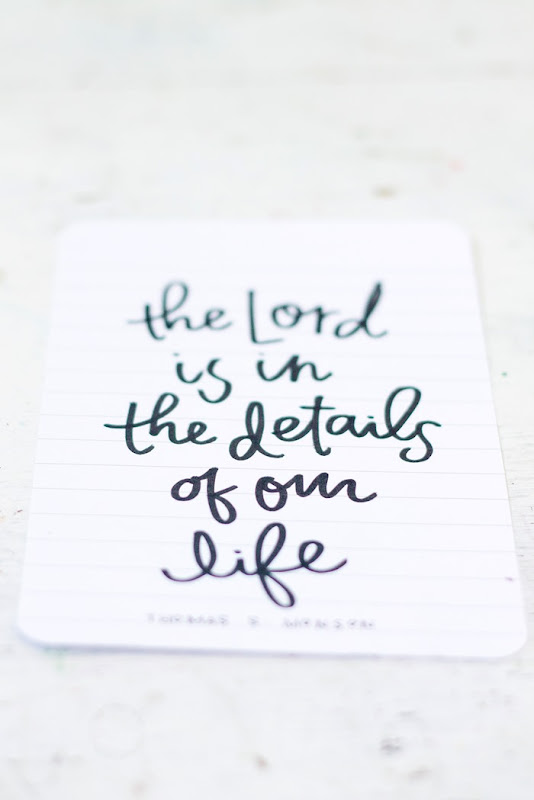 the Lord is in the details of our life the Lord is in the details of our life