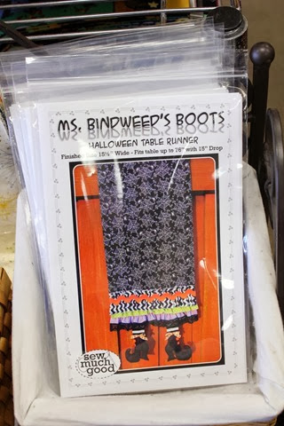 Ms. Bindweed's Boots Table Runner via The Fabric Mill Blog