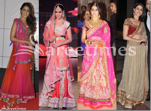 Genelia_Designer_Lehengas