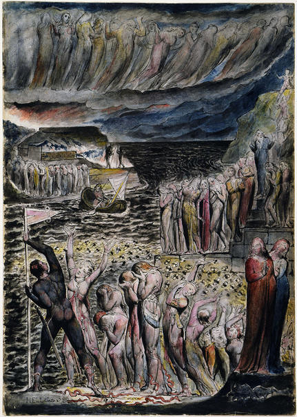 The Vestibule Of Hell And The Souls Mustering To Cross The Acheron By William Blake, William Blake