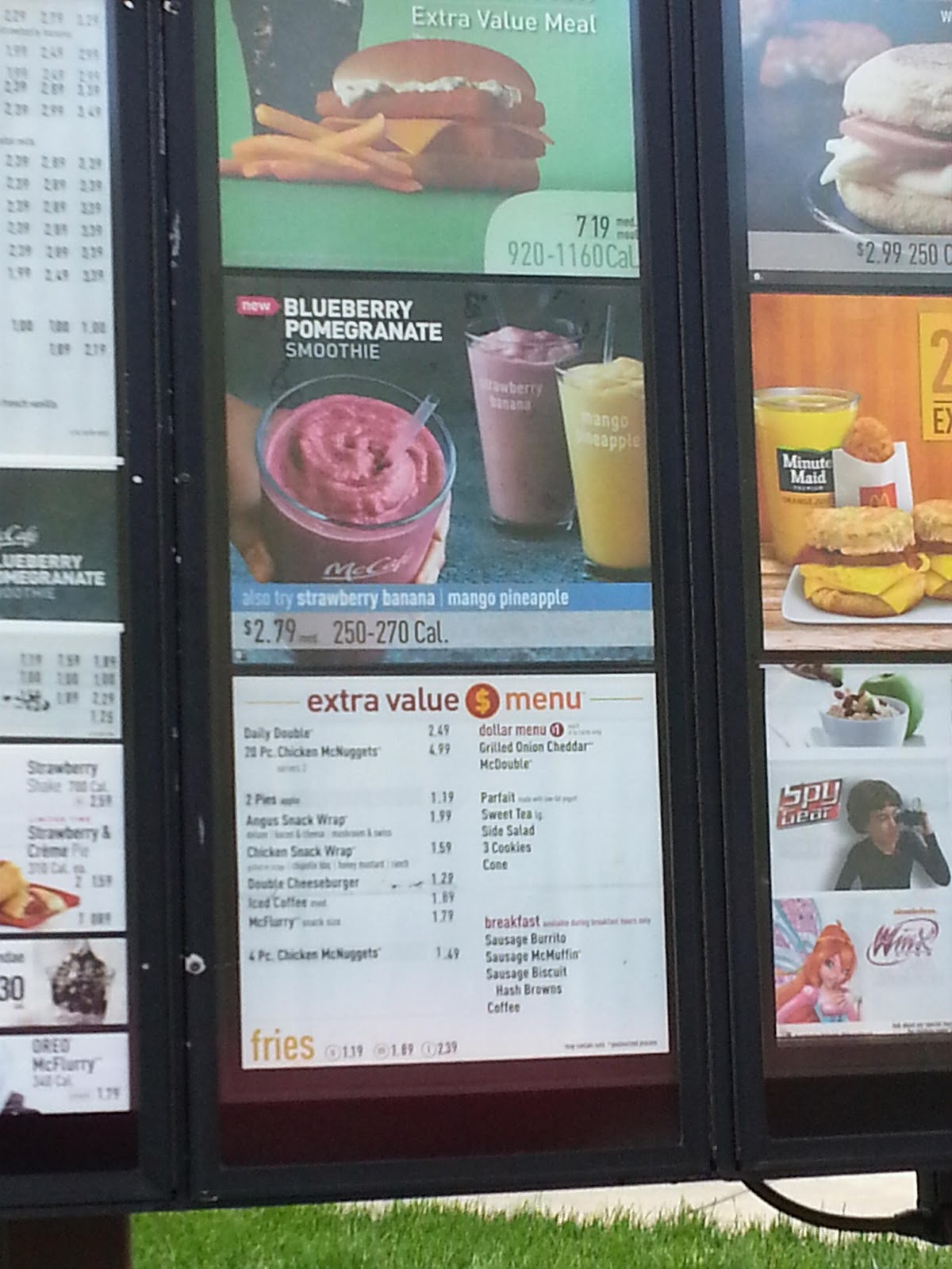 Rockville Nights MCDONALD'S BLUEBERRY AND POMEGRANATE SMOOTHIE REVIEW