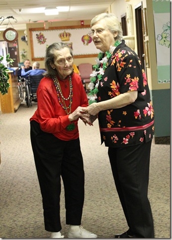 Evelyn and Verda Dancing