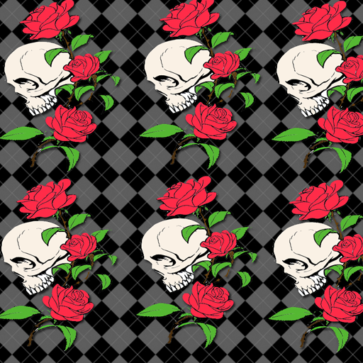 Skull Roses GO Launcher Theme LOGO-APP點子