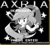 AXRIA Retro Worldタイトル AXRIA Retro Worldタイトル